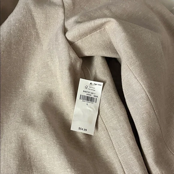 Elegant Cream Double-Breasted Women's Blazer - Picture 5 of 6